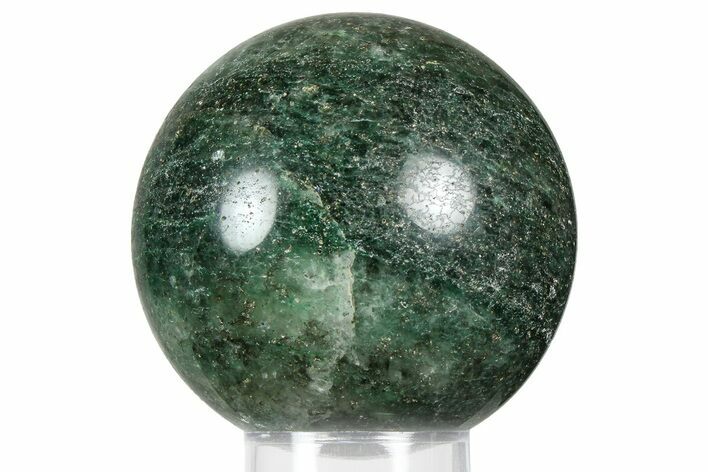 Polished Fuchsite Sphere - Madagascar #349715